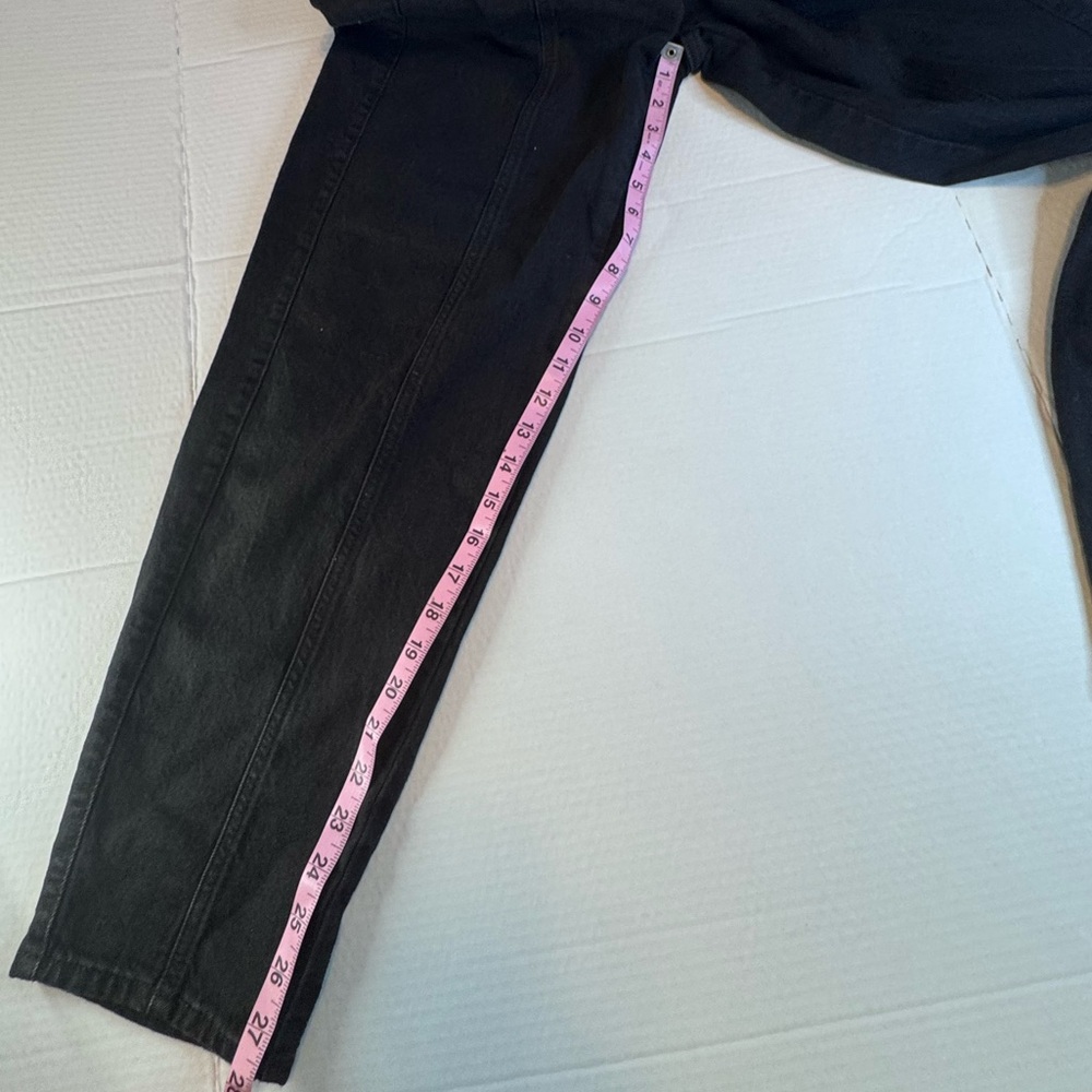 NWT Universal Thread Sleeveless Denim Jumpsuit Zip Front Coveralls Size 2 Black - Picture 11 of 14